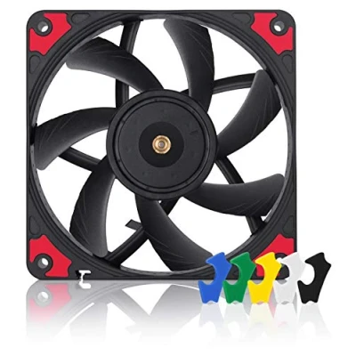 Imagen de Noctua NF A12x15 PWM chromax.black.swap Ventilador para caja de ordenador (120 x 120 15 mm), color negro