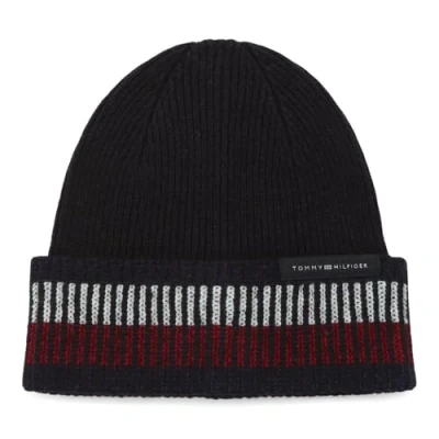 Imagen de Tommy Hilfiger CORP LOVE Beanie Unisex Gorro, Talla: One Size, Black