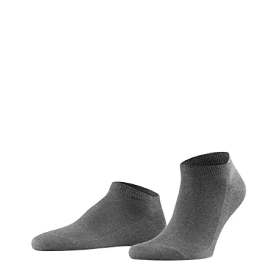 Imagen de FALKE Family M SN algodón sostenible corte unicolor 1 par, Calcetines cortos Hombre, Gris (Light Grey Melange 3390) nuevo ecológico, 39 42