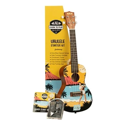 Imagen de KALA LTP C EBH Ukulele concierto Elvis Blue Hawaii