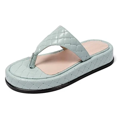 Imagen de L37 HANDMADE SHOES Buona Sera, Sandalia Mujer, Azul, 36 EU
