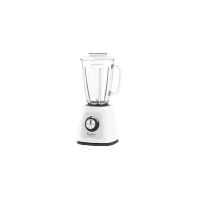 Imagen de Moulinex Blendforce cristal LM4301 Batidora vaso de 800 W, smoothie zumos, batidos, 4 cuchillas función pica hielos, 3 velocidades, jarra termoresistente 1.75L