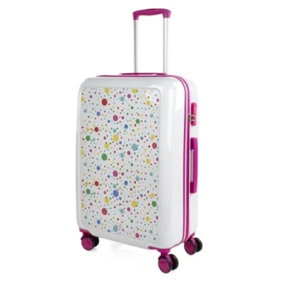 Imagen de Itaca Viaje PC Maleta de cabina, Talla: One Size, Blanco fucsia