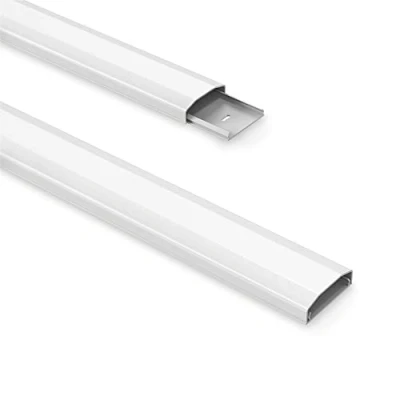 Imagen de PureMounts® Conducto para cables de plástico con 1 cinta adhesiva 3M 40 cm como accesorio, 0,50 m, blanco