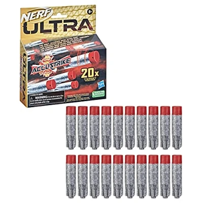Imagen de Nerf AccuStrike Ultra Set de 20 Dardos Repuesto Diseño precisión Solo compatibles con lanzadores