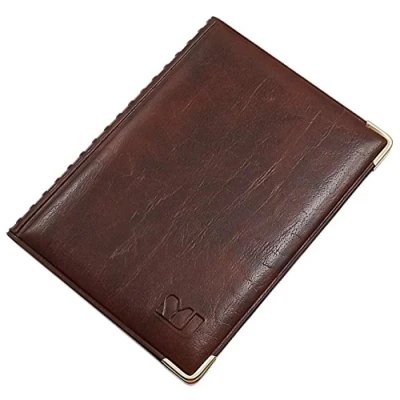 Imagen de Exclusiva Tarjetero para documento de Identidad y Tarjeta crédito diseños (Diseño 2 / Marrón)