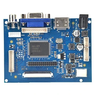 Imagen de Hilitand Placa de Controlador LCD VGA, HDMI VGA 2AV Que invierte la del para Pantalla 7 Pulgadas AT070TN92 800x480