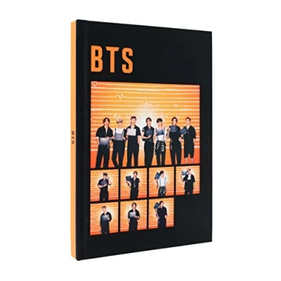 Imagen de Grupo Erik Cuaderno premium BTS A5 cuadriculado Bloc de notas Libreta hojas blancas pequeño