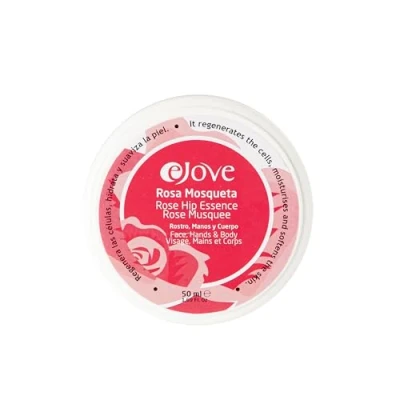 Imagen de Ejove Crema de Rosa Mosqueta, tarro 50 ml : Manos Regeneradora para Cicatrices, Arrugas y Estrías