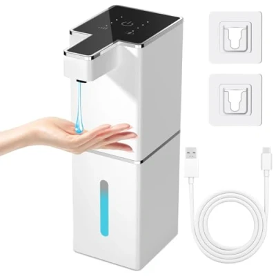 Imagen de RDDAIPE 380ML Dispensador Jabon Automatico, de Automático Pared, Automatic Soap Dispenser, Jabon, Ipx5 Resistente al Agua,Sin Contacto,para Cocina,Baño,Hotel