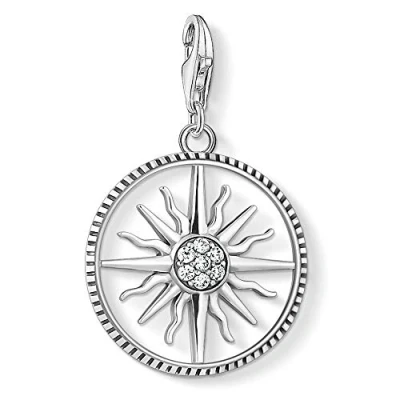 Imagen de Thomas Sabo Colección de Sol, Luna y Estrella, Dije Sol Plateado