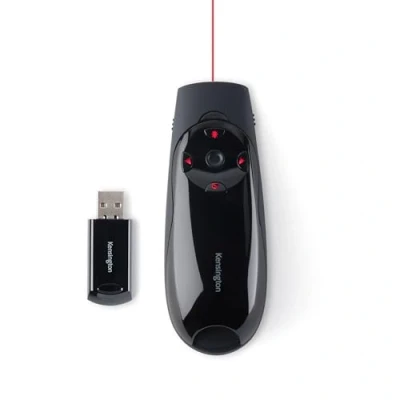 Imagen de Kensington K72425EU Presenter Expert Presentador Inalámbrico con USB y Láser Rojo, Compatible Windows &amp; Macos, Alcance de 45 m