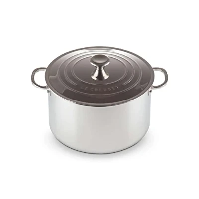 Imagen de Le Creuset Olla con tapa de Acero Inoxidable Signature, 28 cm, 96604828000000