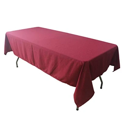 Imagen de KaitatsuSen Mantel Rectangular de Tela Poliéster, Rojo, 140x200 cm