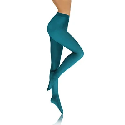 Imagen de Sesto Senso Medias Microfibra Opacas Coloridas Ropa Mujer 40 DEN Turquesa XL Copper