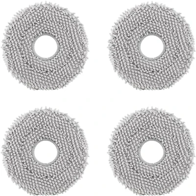 Imagen de roborock Original Paño de Limpieza Giratorio Antibacteriano, Trapeador para Robot Aspirador Qrevo Slim/Qrevo MaxV/Qrevo Master/Qrevo Pro/Qrevo Plus/Qrevo S/Qrevo, 4 Piezas