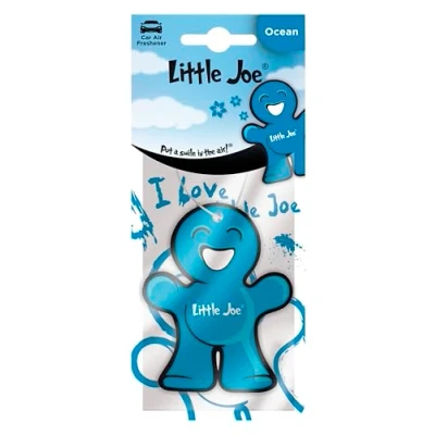 Imagen de Little Joe Perfumador de Celulosa Aroma Ocean Splash con Colgador. Perfecto para Automóvil, Hogar u Oficina. Larga duración. Irresistible y Divertido Todos los Públicos.