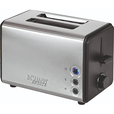 Imagen de Tostadora automática Bomann TA 1371 CB 750/850 W Negro/Acero inoxidable