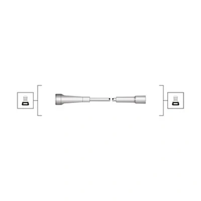 Imagen de MAGNETI MARELLI 941319170062 Juego de Cables Encendido RENAULT: Megane 1, LAGUNA Scenic