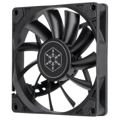 Imagen de Silverstone SST AS90B Ventilador Air Slimmer Estrecho de 92 mm con Rendimiento Mejorado PWM