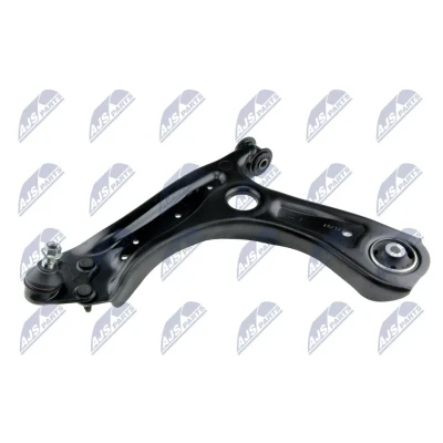 Imagen de NTY ZWD VW 041 Barra oscilante, suspensión de ruedas Eje delantero, izquierda, debajo, exterior, izquierda Brazo oscilante transversal