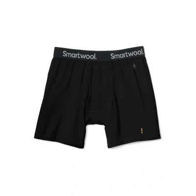 Imagen de Smartwool Calzoncillos Tipo bóxer Merino para Hombre en Caja, Mujeres, Negro, L