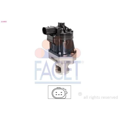 Imagen de FACET 23.0063 Válvula EGR sin radiator FIAT: Ducato III Furgón, Doblo II Furgón / Familiar, BRAVO 2, SAAB: 9 3 Berlina, Familiar