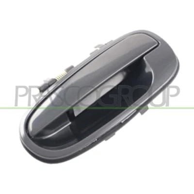Imagen de PRASCO HN7158102 Manecilla de Puerta exterior, Atrás izquierda negro liso HYUNDAI: Matrix