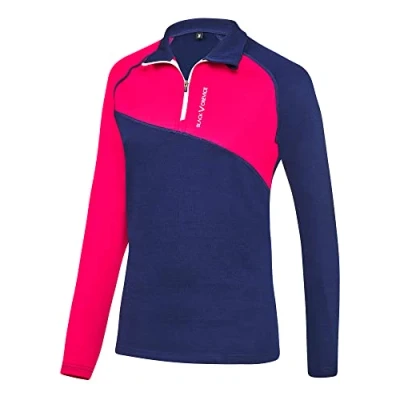 Imagen de Black Crevice Jersey con Cuello Largo de Merino para Mujeres I Suéter esquí Polerón 70% Lana y 30% PES termorregulador Libre mulesing