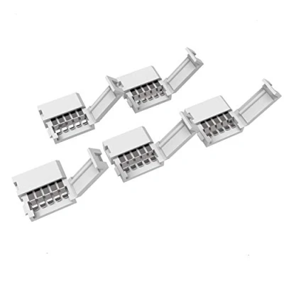 Imagen de trooplex conector de 5 pines, 12 mm, unidades, tira LED, sin soldadura, piezas, RGBWW, blanco cálido, frío, clip conexión, extensión luz
