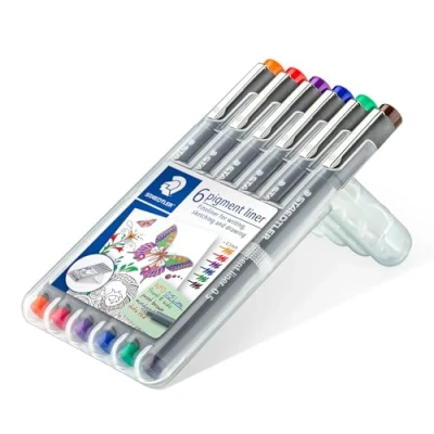 Imagen de Staedtler 30805 SSB6 Rotuladores de 0.5 mm, Multicolor, Paquete 6