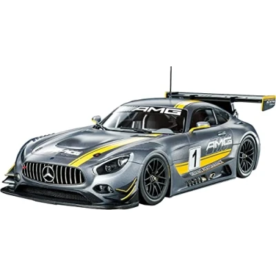 Imagen de Tamiya 300024345 Mercedes Benz 1:24 AMG GT3#1 Juguete Coche Plástico Maqueta de Carreras Deportivo Alta Adaptación Kit Construcción sin pintar 24345