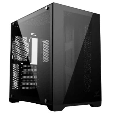 Imagen de Phoenix Zephyr Caja Gaming PC, Formato Cubo, Cristal Templado, Alto Flujo de Aire, GPU hasta 380mm, Apoyo para GPU, CPU 163mm