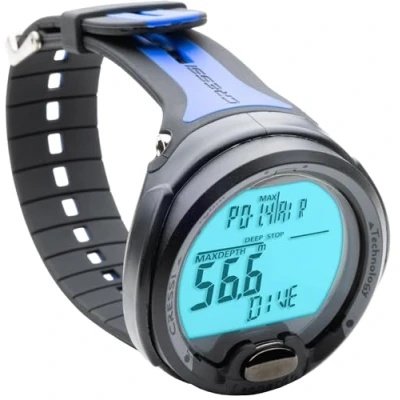 Imagen de Cressi Leonardo Ordenador de Buceo, Adultos Unisex, Negro/Azul, Talla Única
