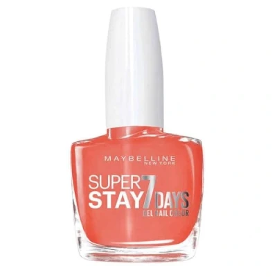 Imagen de Maybelline New York Super Stay 7 Days Coral Daze 919 Esmalte de uñas (3 x 10 ml)