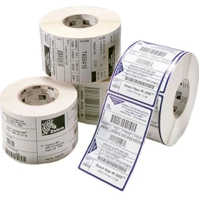Imagen de Zebra Z Select 2000T White Etiquetas de impresora (White, Thermal Transfer, 102 x 76 mm)