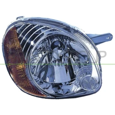 Imagen de PRASCO HN3224824 Faros izquierda H4 amarillo con luz intermitente sin servomotor para reg. alcance luces HYUNDAI: Atos Prime