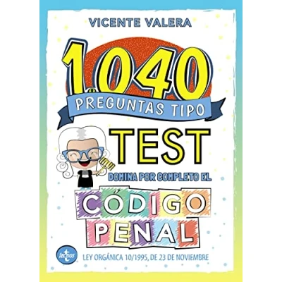 Imagen de 1040 preguntas tipo test. Código Penal (Derecho Práctica Jurídica)