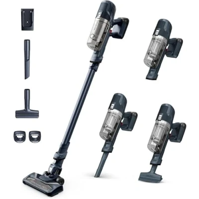 Imagen de Rowenta X Pert 6.60 Aspiradora sin cable de 100W potencia, 45 min autonomía, gatillo función Boost, cabezal iluminación LED solo 1,4kg, capacidad 0,55L, incluye accesorios, RH6831