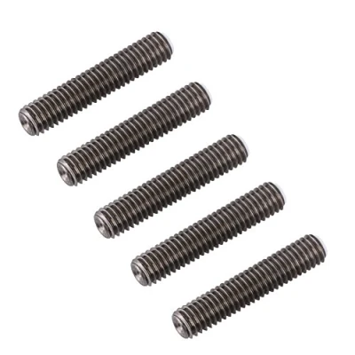 Imagen de 5pcs boquilla garganta, acero inoxidable M6 x 30 mm 1.75 tubo Accessary para impresora 3D Extrusora