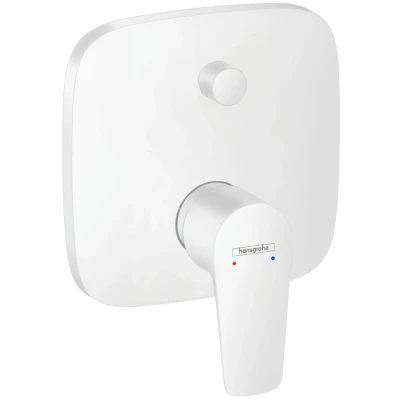 Imagen de hansgrohe 71474700 Talis E Grifo monomando para bañera (con combinación de fusibles integrados), color blanco mate
