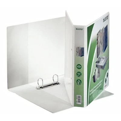 Imagen de Leitz 42800001 Carpeta de cartón (Polipropileno (PP), Blanco, A4, 300 hojas, 80 g/m², 3 cm)