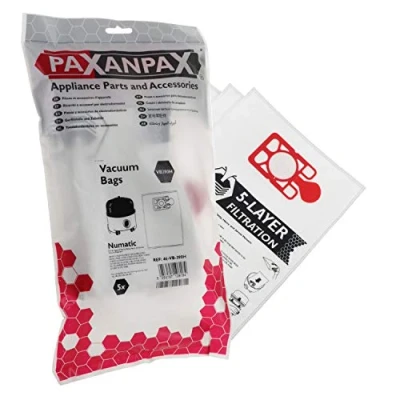 Imagen de Paxanpax VB390H Bolsas para SMS compatibles con Numatic NVM 1CH (5 Unidades)