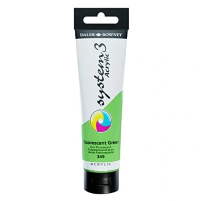 Imagen de Daler Rowney System 3 Acrylic 150ml Fluorescent Green (349)