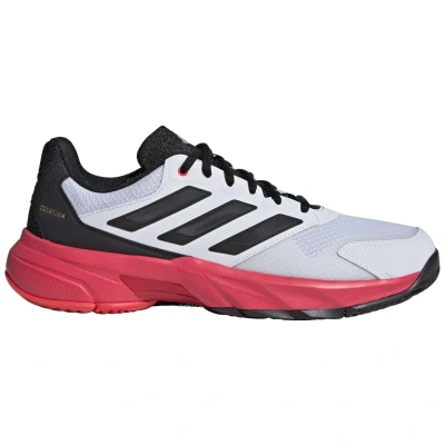 Imagen de adidas Performance Courtjam Control 3 Zapatillas de tenis para todas las superficies, Hombre, Talla: 40 2/3, Footwear white/core black/lucid red