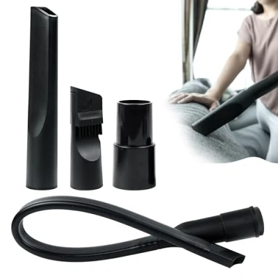 Imagen de Accesorios Aspiradora Universal, Boquilla Aspiradora, Cepillo para Hendiduras, Limpiar Hendiduras Debajo de Muebles, Asientos Coche, con Conexión 35/32 mm, 4 Piezas
