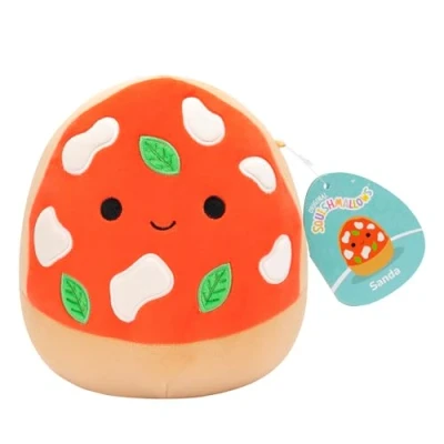 Imagen de Squishmallows SQCR06583 Sanda la Pizza 19 cm, Peluche Oficial de Jazwares, Supersuave