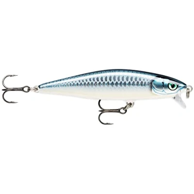 Imagen de Rapala Esca da Pesca Artificiale Spinning Flat Rap Balsa in Acqua Dolcealleggiante Profondità di Nuoto 1,8m 8cm / 7g Prodotta Estonia Baby Aspius