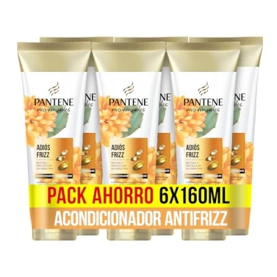 Imagen de Pantene Pro V Miracles Frizz Control Acondicionador con Biotina y Complejo de Keratina 160ml x6 Para el Pelo Seco Dañado. Nutrición Profunda que Protege contra la Humedad. Deja un Suave