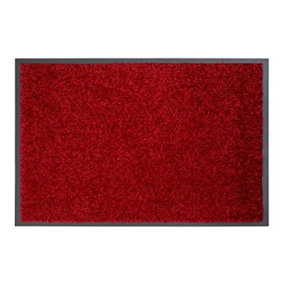 Imagen de Carpido Clara Felpudo, Polipropileno, Rojo, 60 x 40 0.9 cm